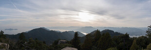 山间日落美景