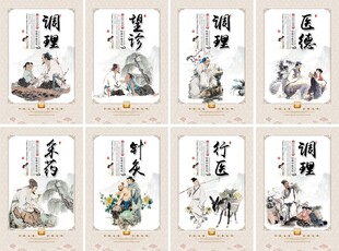 中医理疗文化宣传展板