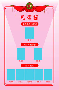 荣誉展示模板
