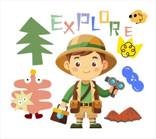 小小探险家开启户外之旅