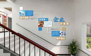 楼梯文化墙