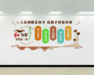 和为贵社区文化墙