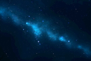 梦幻星空夜景