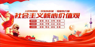社会主义核心价值观宣传图