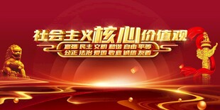 社会主义核心价值观宣传图