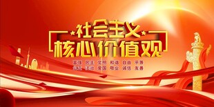 社会主义核心价值观宣传图