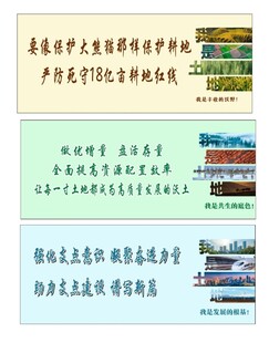 土地  自然资源展板