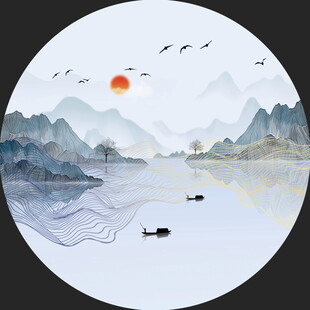 圆形壁画