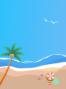 夏日海滩风光