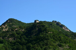 蓝天 植被 山峰 