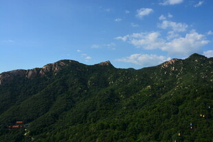 青山蓝天美景