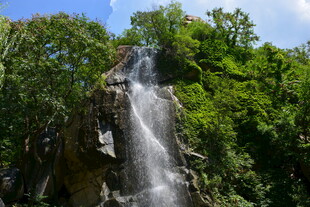 山间瀑布美景