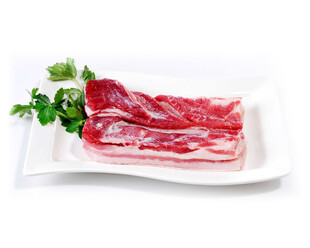 新鲜五花肉
