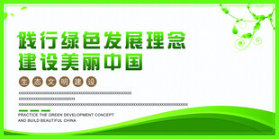 环保展板
