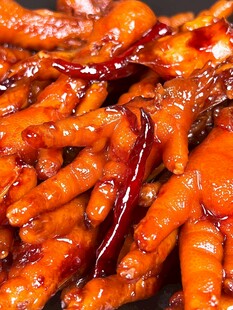 香辣诱人的美味鸡爪