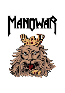 Manowar乐队狮子皇冠标志