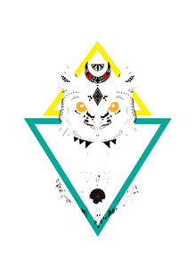 抽象几何三角图案设计