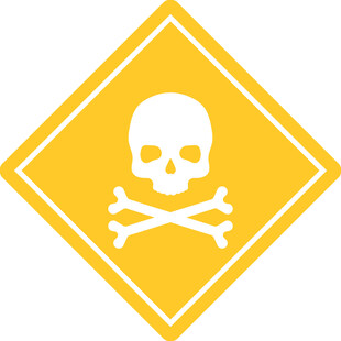 骷髅警示标志