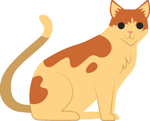 可爱斑点猫