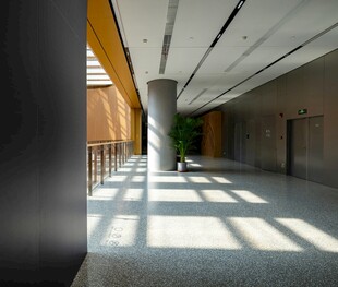 现代简约风格的宽敞走廊