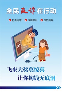 电信诈骗宣传海报