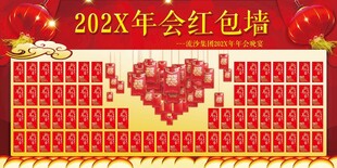 2021年会红包墙展示