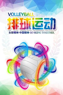 多彩排球运动活力瞬间