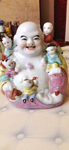 弥勒佛陶瓷摆件