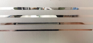 磨砂玻璃墙纹理特写