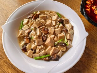 美味香菇炒豆腐