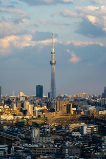 东京城市天际线壮丽景观
