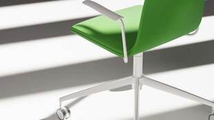 现代简约绿色办公转椅