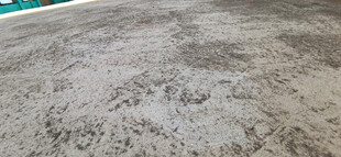 灰色纹理地面特写