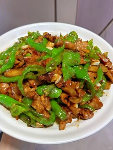 青椒炒肉丝