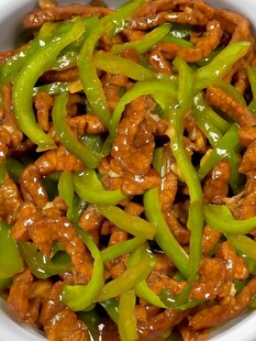 青椒炒牛肉丝