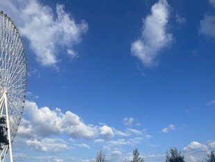 蓝天白云风景