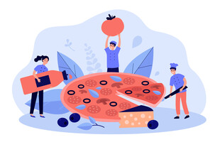 团队协作清理海洋垃圾