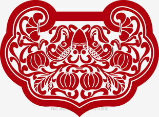 中式传统剪纸吉祥图案