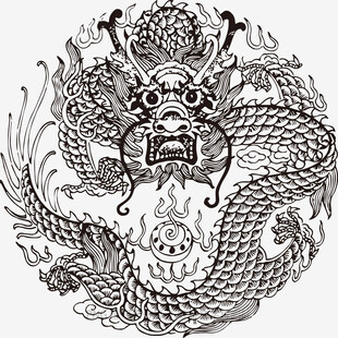 传统龙纹图案