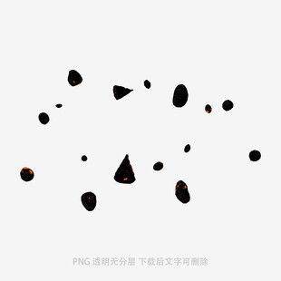 抽象几何黑点艺术图案