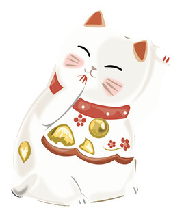 可爱招财猫摆件