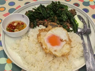 煎蛋盖饭