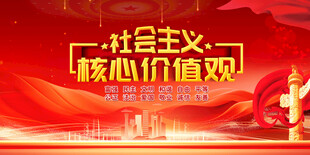 社会主义核心价值观宣传图