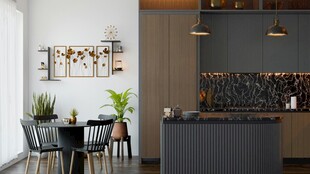 现代简约风格厨房餐厅一角