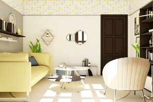 现代简约风温馨客厅一角