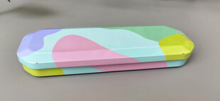 多彩几何图案文具盒