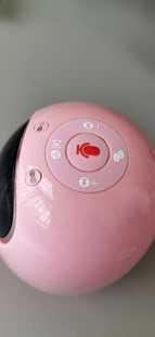 粉色可爱智能机器人按键按钮