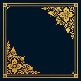 金色花纹