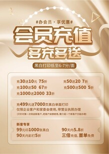会员充值享多重好礼