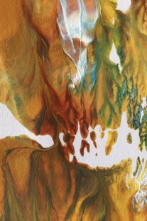 抽象色彩交织艺术画作